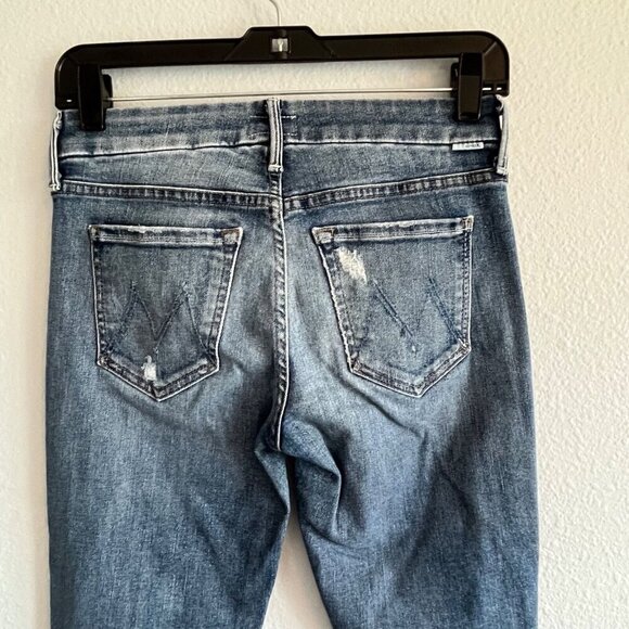 Mother The Looker In Songs Of The Cowboys Destroyed Blue‎ Skinny Jeans Size 25 - Picture 6 of 12